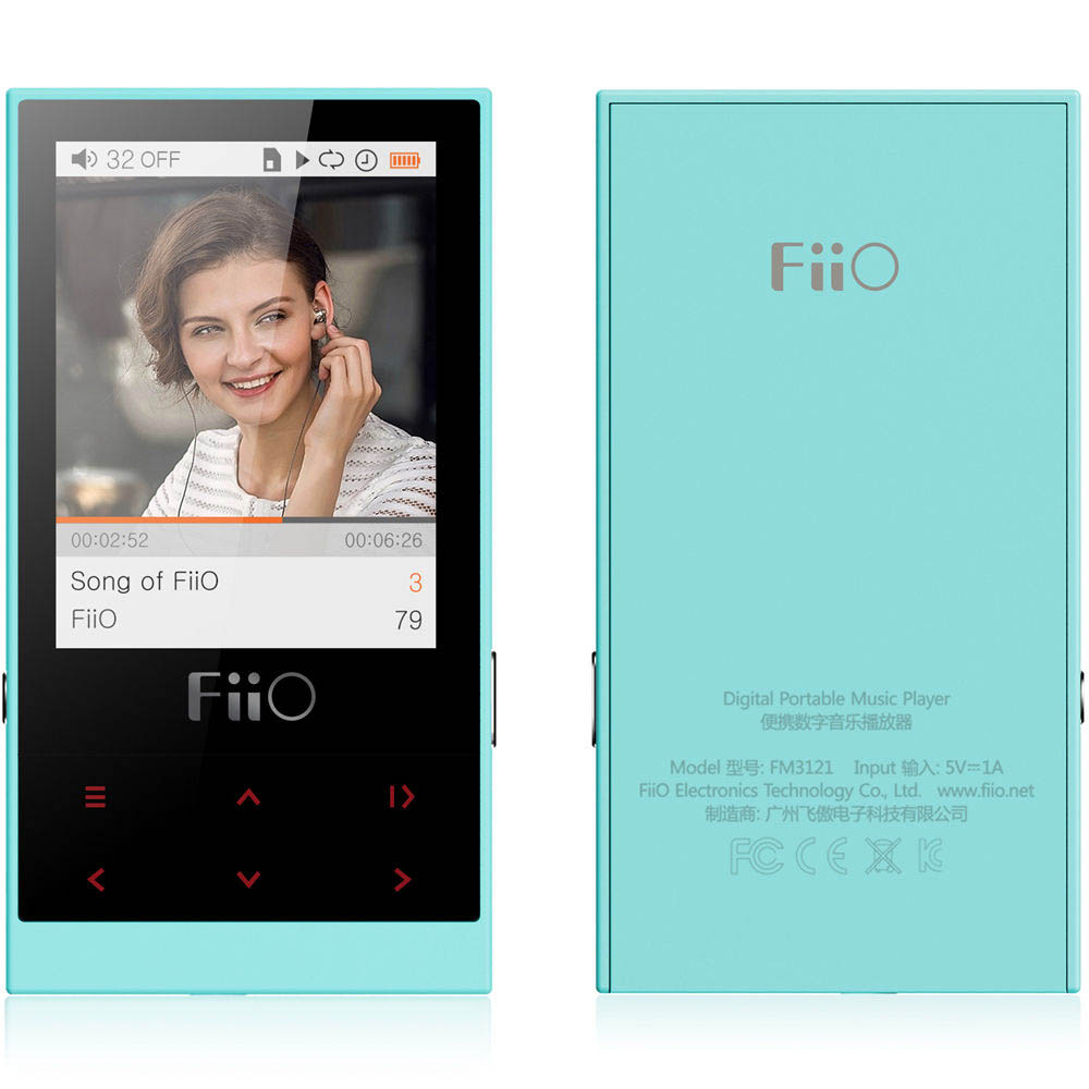 PORTABLE HIGH RESOLUTION MUSIC PLAYER M3 CYAN